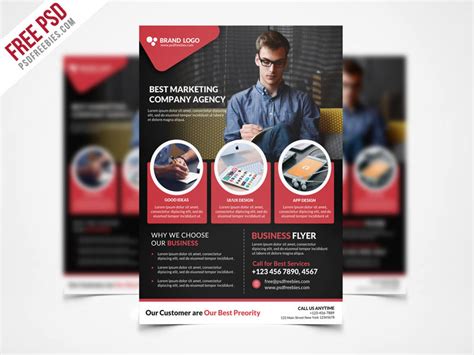 Free PSD : Corporate Business Flyer Template PSD :: Behance