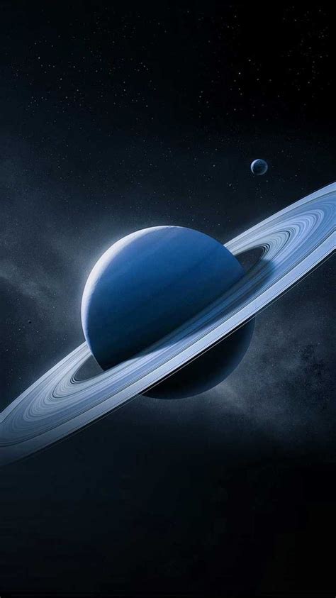 Saturn Wallpaper - Blue Galaxy Planet Solar System