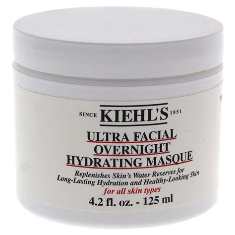 Amazon.com : Kiehl's Ultra Facial Overnight Hydrating Masque for All Skin Types, 4.2 Ounce ...