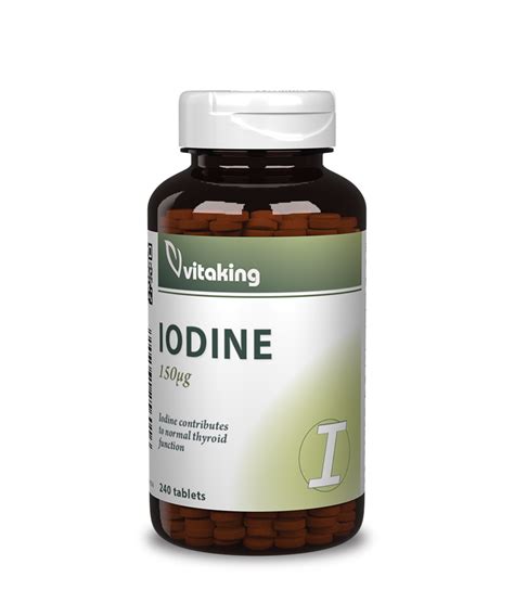 Iodine (240 tablets) - Vitaking