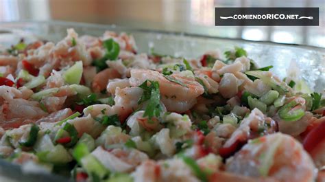 Ceviche de Pescado, Pulpo y Camarón - Comiendo Rico