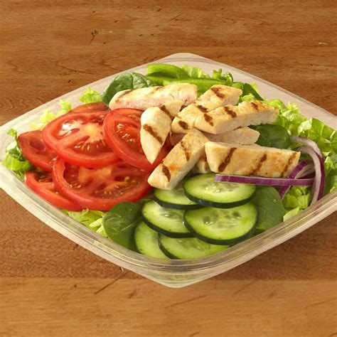 Subway Oven Roasted Chicken Salad Nutrition Facts