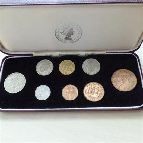 1953 QUEEN ELIZABETH II Coronation 9 Coin Set in Original Plastic Case POST FREE EUR 10,88 ...