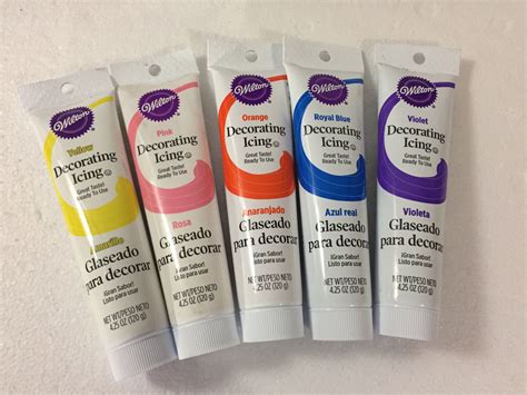 5 Wilton Cake Decorating Icing Tubes Purple and 41 similar items