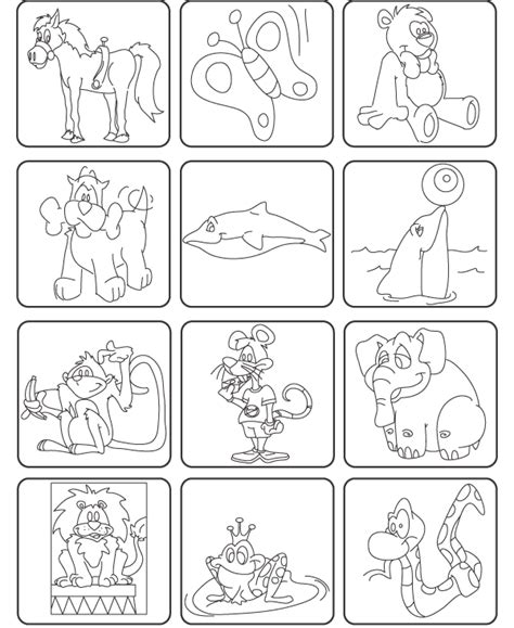 juegos-ninos-memoria-animales.gif (600×733) Tangram, Coloring Books ...