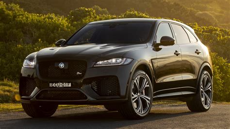 Black Car Car Compact Car Crossover Car Jaguar F Pace Svr Suv Wallpaper - Resolution:1920x1080 ...