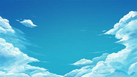 HD wallpaper: cloud illustration, drawing, sky, clouds, blue, beauty in nature | Wallpaper Flare