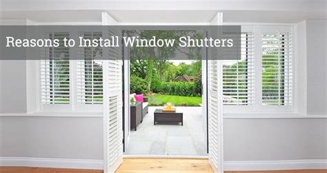 8 Reasons to Install Window Shutters in Your Home | Infographic