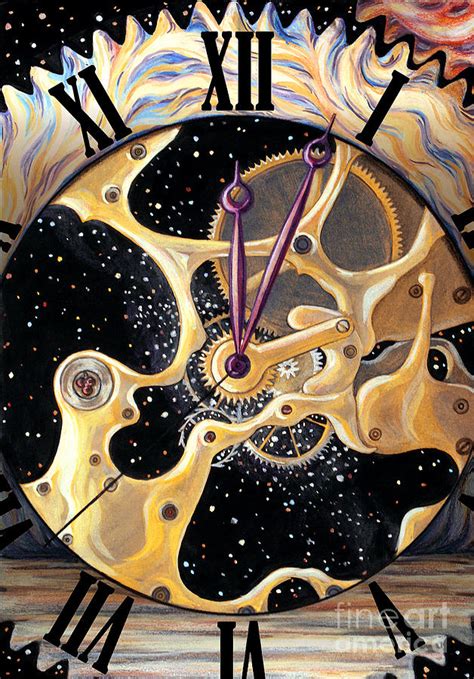 Clock of Universe Painting by Stoyanka Ivanova - Fine Art America