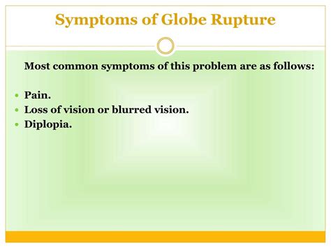 PPT - Globe Rupture PowerPoint Presentation, free download - ID:7955512