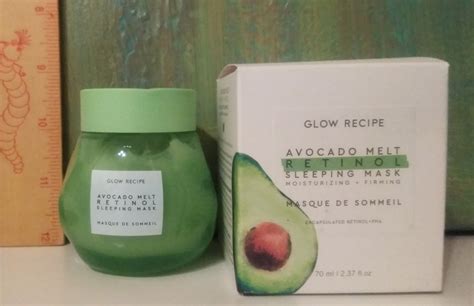 Glow Recipe Avocado Melt Retinol Sleeping Mask 2.37 oz / 70 ml Full Size