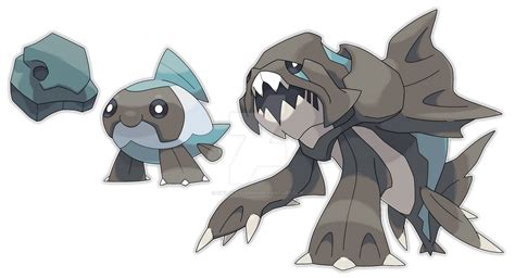 Dunkleosteus Fossil Fakemon - Commission by Smiley-Fakemon on DeviantArt