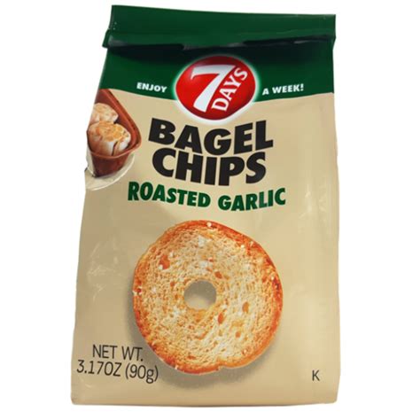 7 Days Bagel Chips, Roasted Garlic (3.17 oz) from Food Lion - Instacart