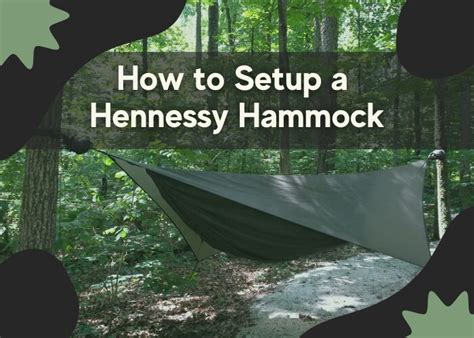 Hennessey Hammock Setup - Instructions on how to setup your hammock