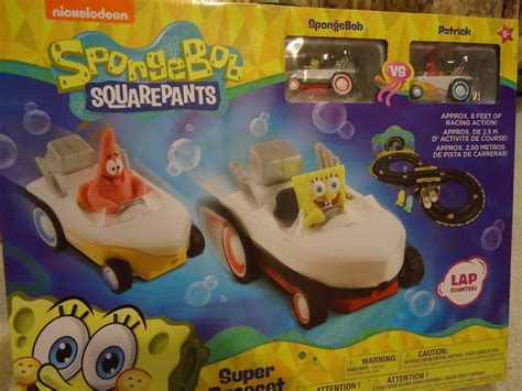 SPONGEBOB SQUAREPANTS SUPER RACE SET BOAT RACE TRACK AND RACERS | #4581893145