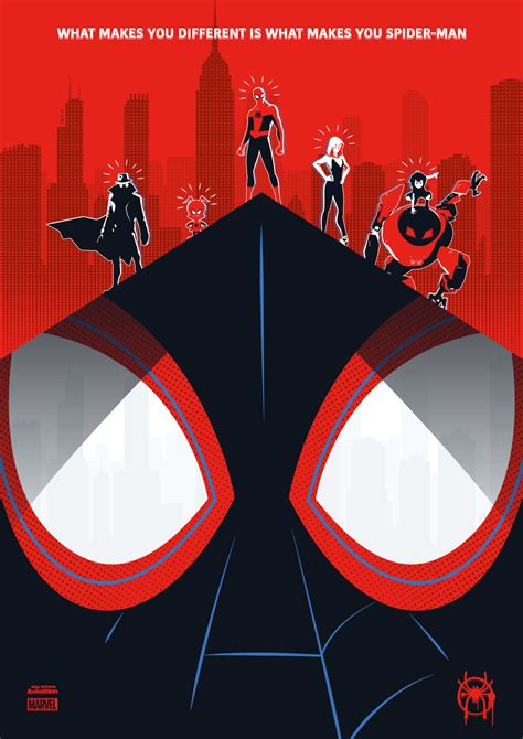 spider man across the spider verse poster Spider man: into the spider verse movie character hd ...