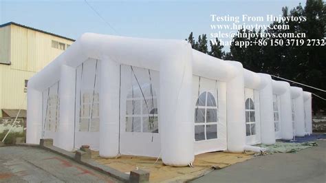 inflatable wedding tent, inflatable party tent, inflatable event tent - YouTube