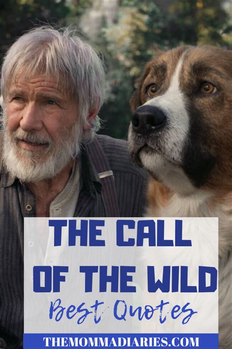 The Best Call of The Wild Movie Quotes - The Momma Diaries