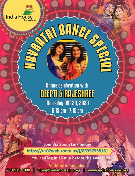 Navratri Special Dance 10-29-2020 - India House Houston