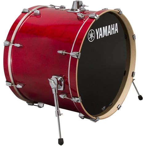 Yamaha Stage Custom Birch Bass Drum 20 x 17 in. Cranberry Red | Musician's Friend