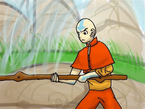 Aang Airbending by AlisaTheArtiste on deviantART