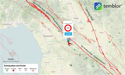 san-andreas-fault-map - Temblor.net