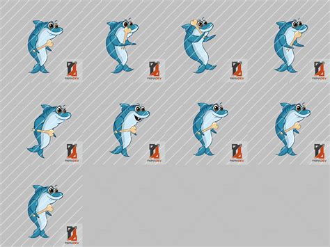 Fish #5 Sprite Character by PrimaDev | GraphicRiver