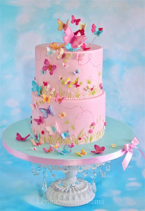 Butterfly Cake. A butterfly cake for a little baby girl. | Butterfly birthday cakes, Birthday ...