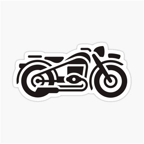 "Vintage Motorcycle" Sticker for Sale by fabien-p | Redbubble