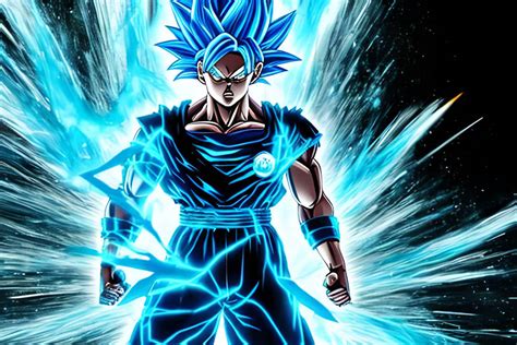 Ai generated Ultra Instinct Super Saiyan Blue goku by Jaggys9750 on DeviantArt