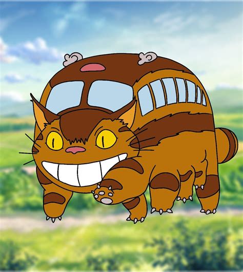 How to draw catbus from my neighbor totoro – Artofit