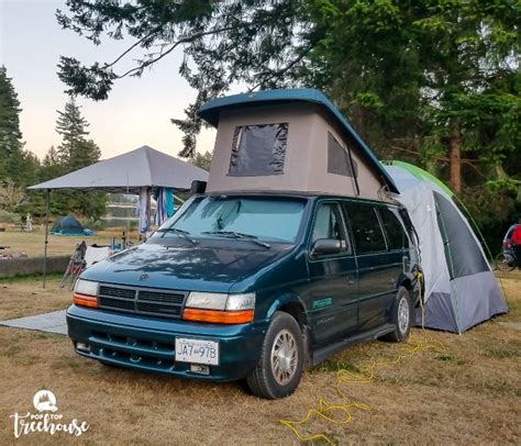 Tour My Dodge Caravan Camper Van (The Best Minivan Camper!) - Poptop ...