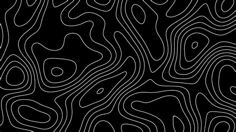 Black & White Topographic Textures Live Wallpaper