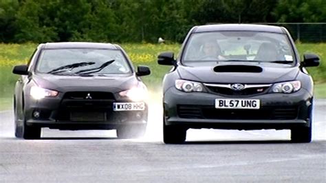 Mitsubishi Evo X FQ360 vs Subaru Impreza WRX STi #TBT - Fifth Gear