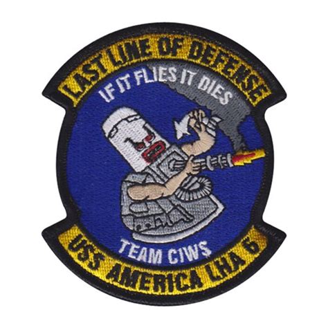 USS America LHA 6 Team CIWS Patch