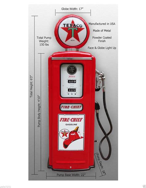 KOOLEST GAS PUMP - TEXACO SKY CHIEF MODEL 39 TOKHEIM FULL SIZE GAS PUMP ...