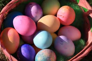 Basket Full of Easter Eggs – Photos Public Domain