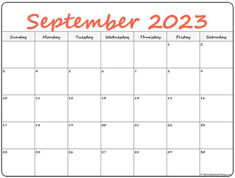 Printable September 2023 Calendar Pdf - 2023 Printable Calendar