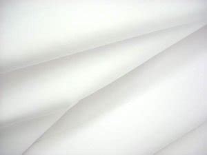 Pima Cotton Broadcloth Fabric - White