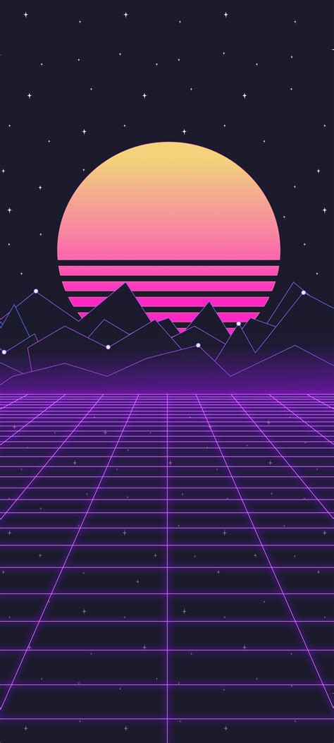 Retro Neón Wallpaper | Phone ⋆ Génesis Toxical