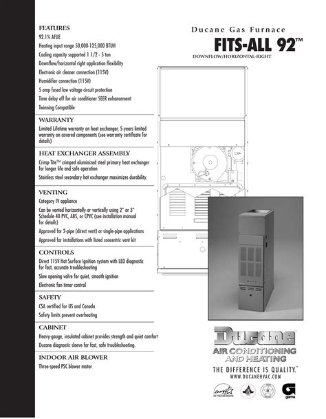 ducane furnace parts diagram - Schema Digital