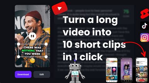 Turn Long Videos Into Viral Shorts With AI For FREE | Best AI Video Editor 2023 - YouTube