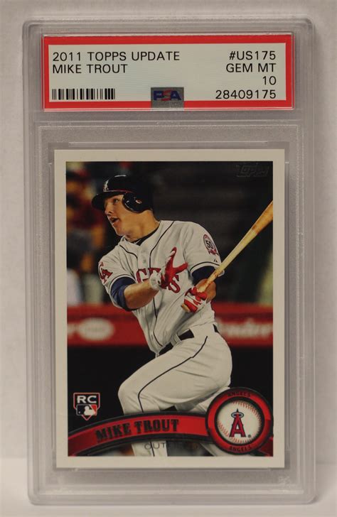 2011 Topps Update MIKE TROUT Rookie Card (#US175) PSA 10 - Sol's Jewelry & Loan