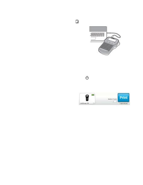 Using the label maker with your computer, Installing dymo label ...