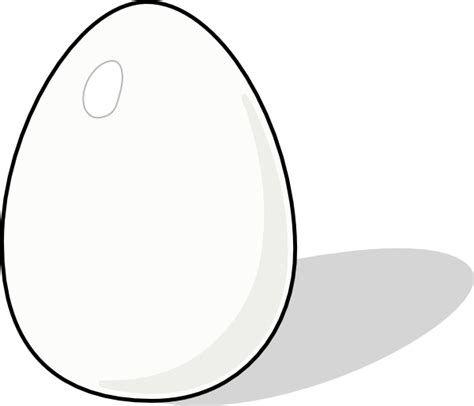 White Egg clip art (120169) Free SVG Download / 4 Vector