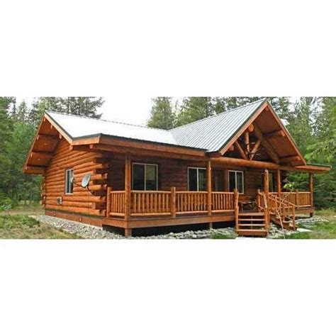 Wood Wooden Log House at best price in Noida | ID: 19906899212