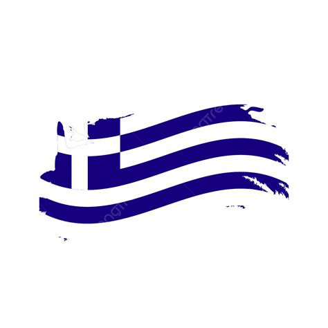 Greece Flag With Waving Brush Stroke Clipart Hd Images, Greece Flag ...