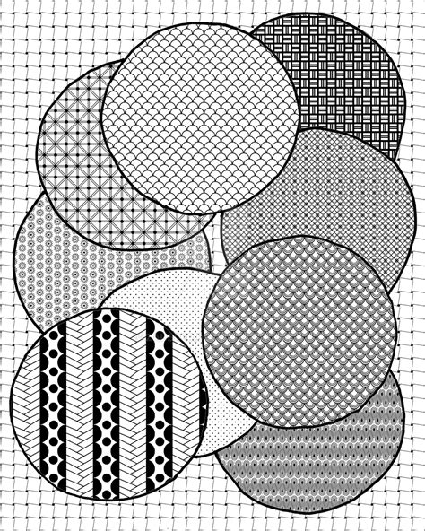 Circles Zentangle Coloring Page by Zaubrer on DeviantArt