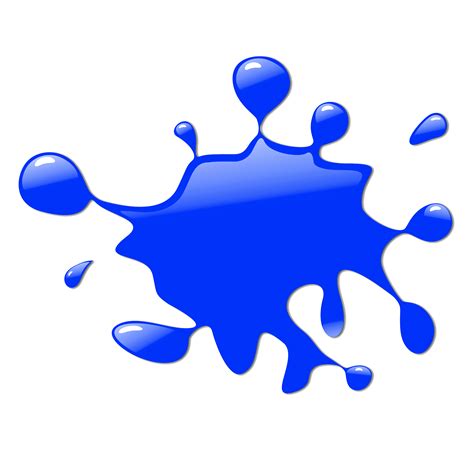 Free Blue Paint Splatter Transparent, Download Free Blue Paint Splatter ...