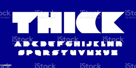 Thick Font With Sharp Edges And Zero White Space Ultra Bold Angular ...